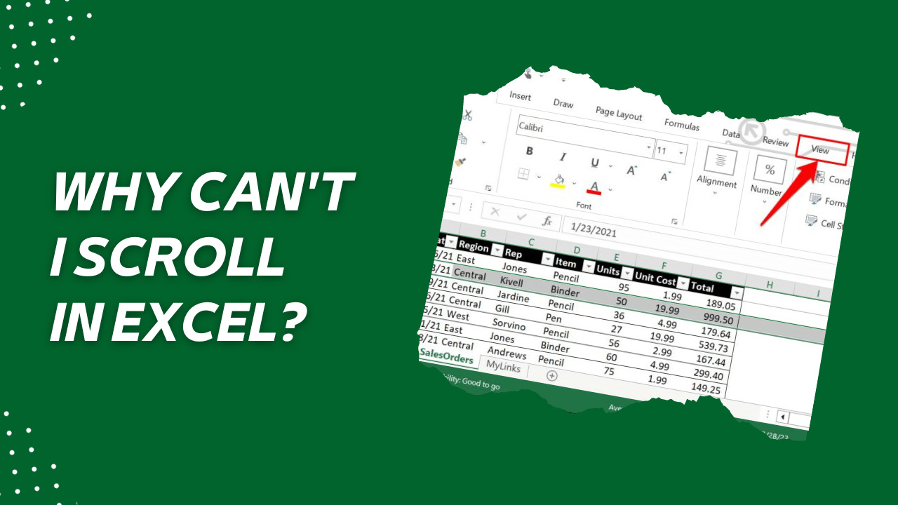 Why Can't I Scroll in Excel? Common Causes and Solutions Earn and Excel