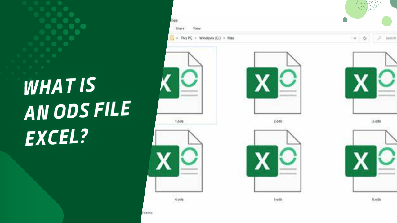 What is an ODS File Excel? Understanding OpenDocument Spreadsheet Earn and Excel