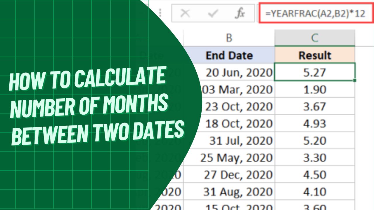 Mastering Time How to Calculate Number of Months Between Two Dates in