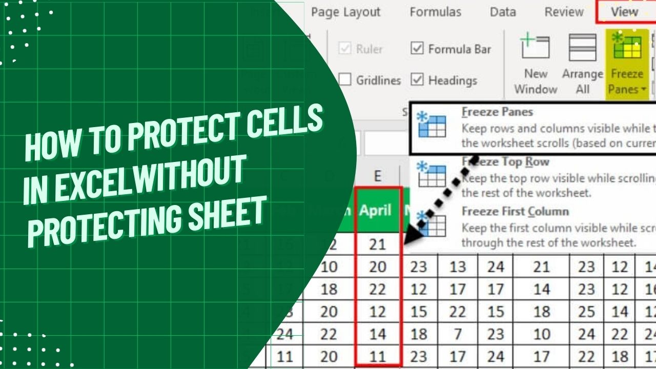 How to Protect Cells in Excel Without Protecting Sheet Earn and Excel