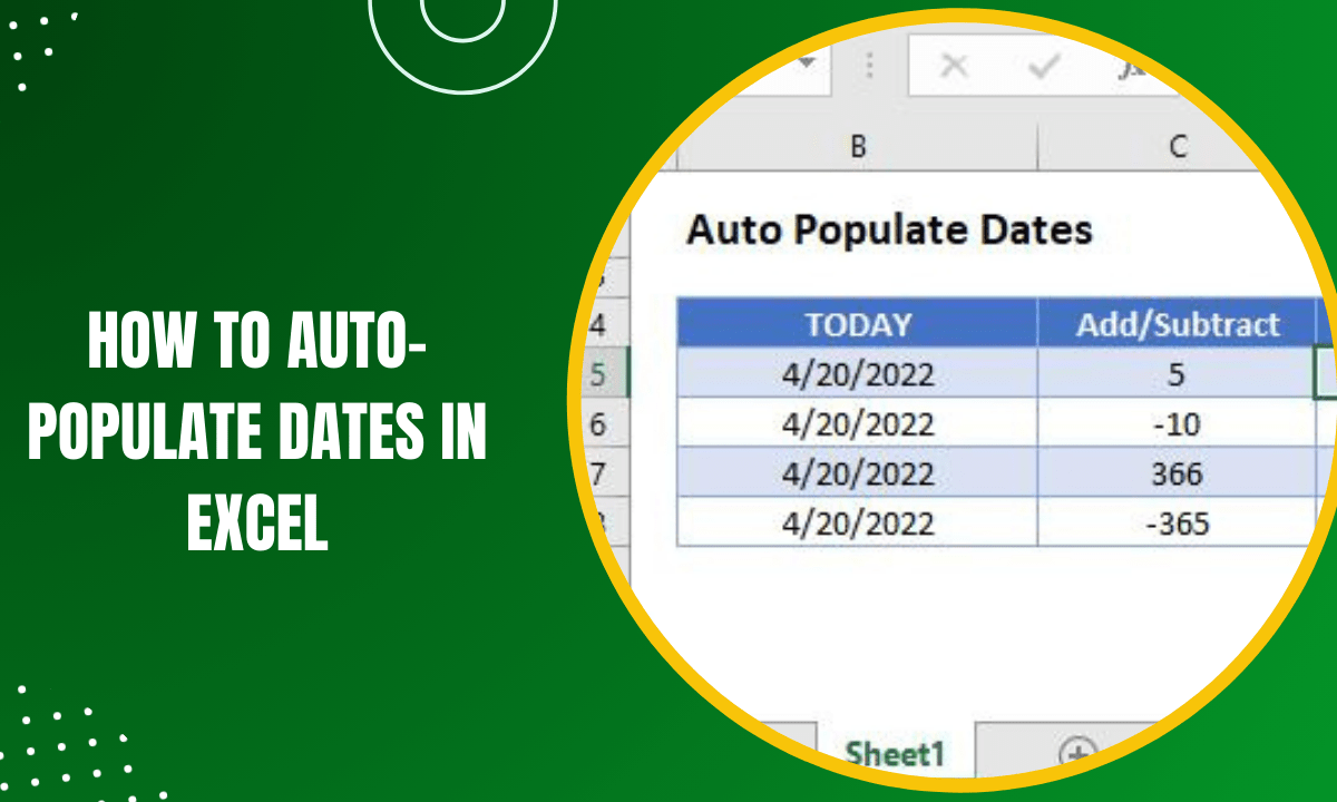 Mastering Excel A Comprehensive Guide on How to AutoPopulate Dates in Excel Earn and Excel