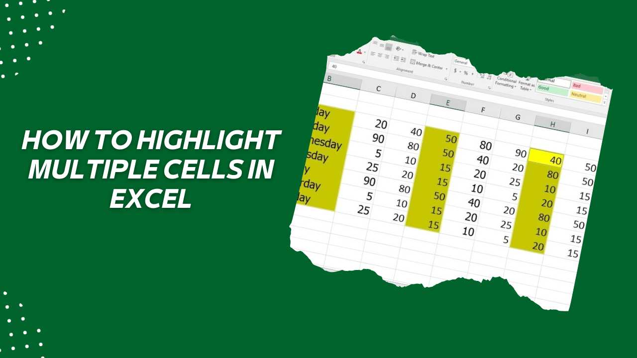 Mastering Excel How to Highlight Multiple Cells and Why It Matters