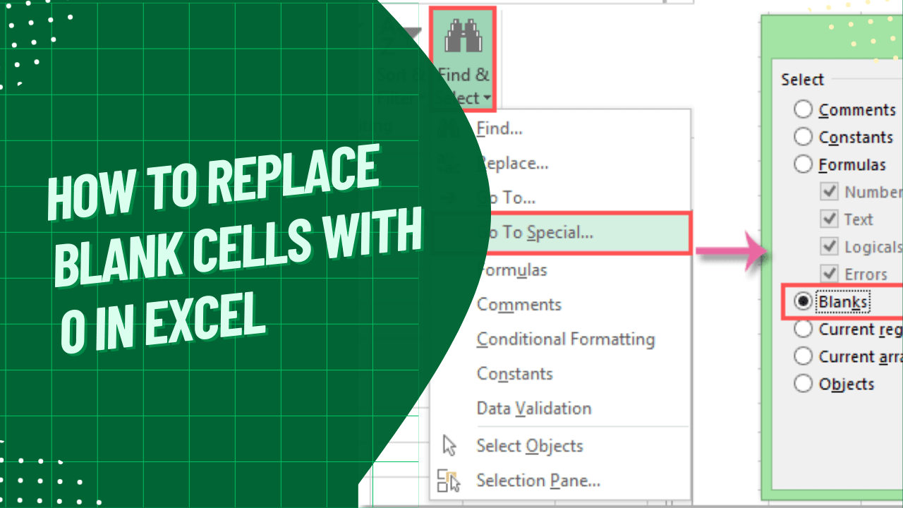 How to Replace Blank Cells with 0 in Excel Hacks for Managing Empty