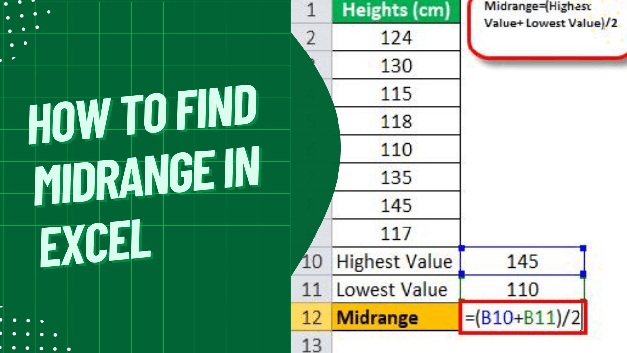 How to Find Midrange In Excel Earn and Excel