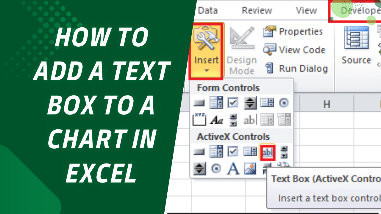 How to Add a Text Box to a Chart in Excel - Earn and Excel