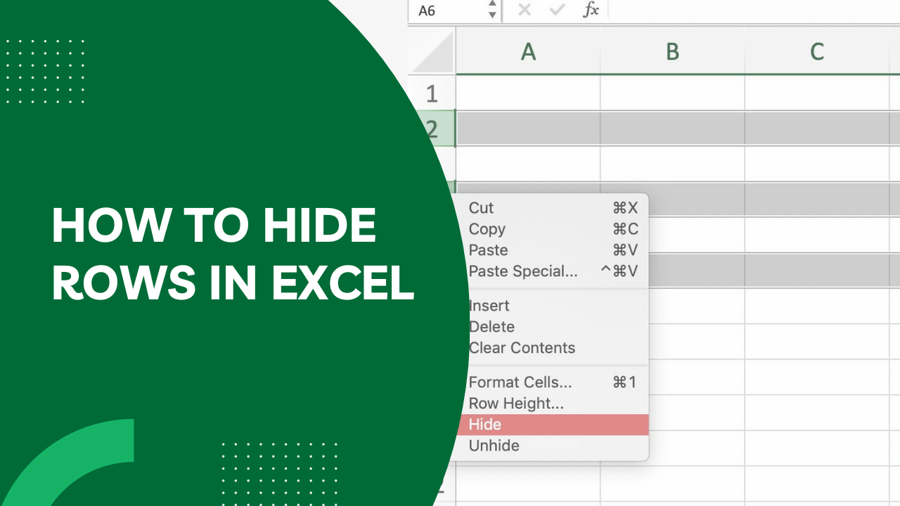 Comprehensive Guide How to Hide Rows in Excel Earn & Excel