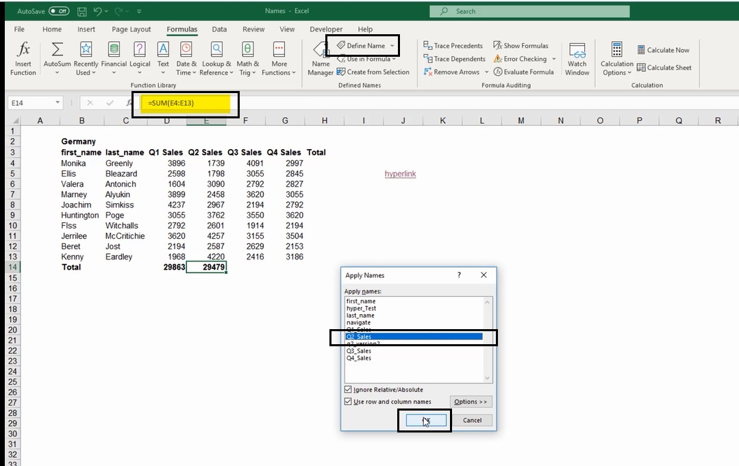 How To Create Name Range In Excel Earn and Excel