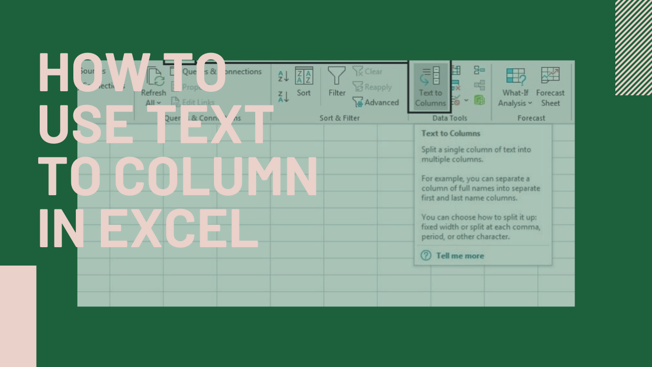 How To Use Text To Column In Excel Earn & Excel