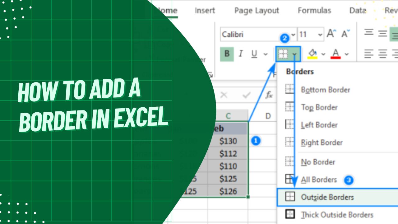 Comprehensive Guide on How to Add a Border in Excel Earn & Excel