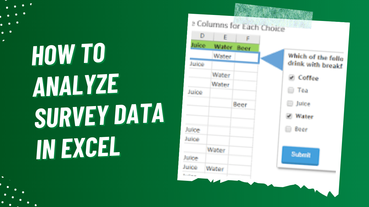 How to Analyze Survey Data in Excel Earn & Excel