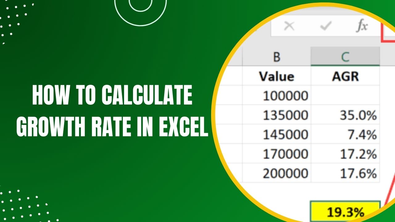 How to Calculate Growth Rate in Excel A Comprehensive Guide Earn