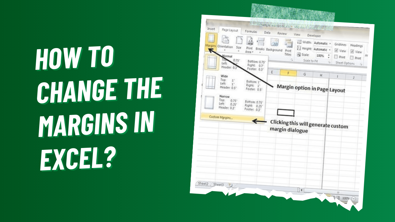 How to Change the Margins in Excel? Earn & Excel