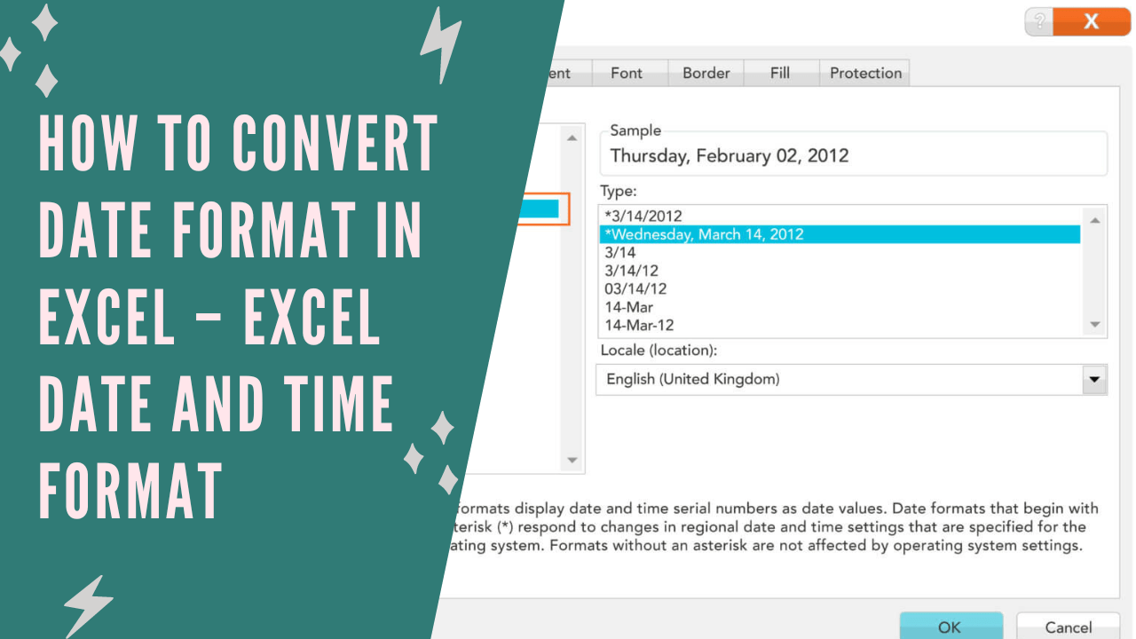 How to Convert Date Format in Excel – Excel Date and Time Format - Earn