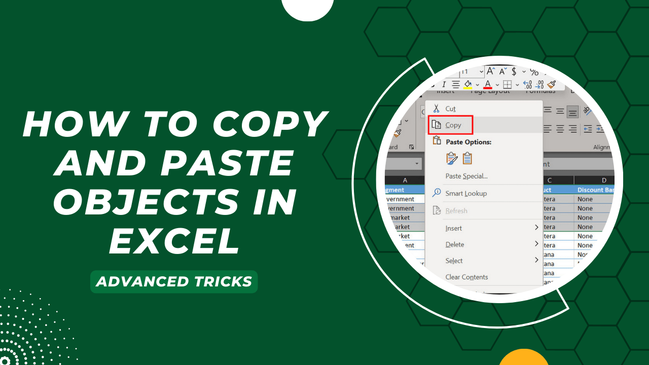 How to Copy and Paste Objects in Excel Advanced Tricks Earn & Excel