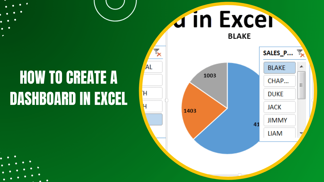How to Create a Dashboard in Excel that Updates Automatically