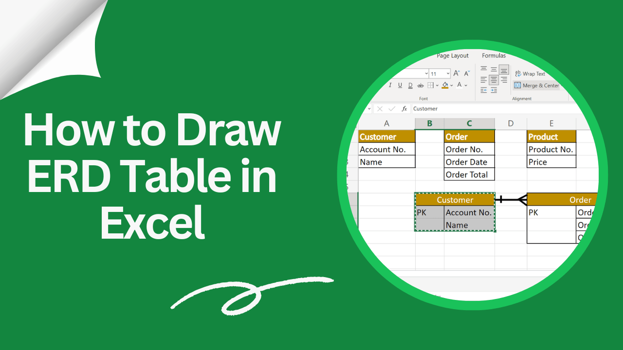 How to Draw ERD Table in Excel Earn & Excel
