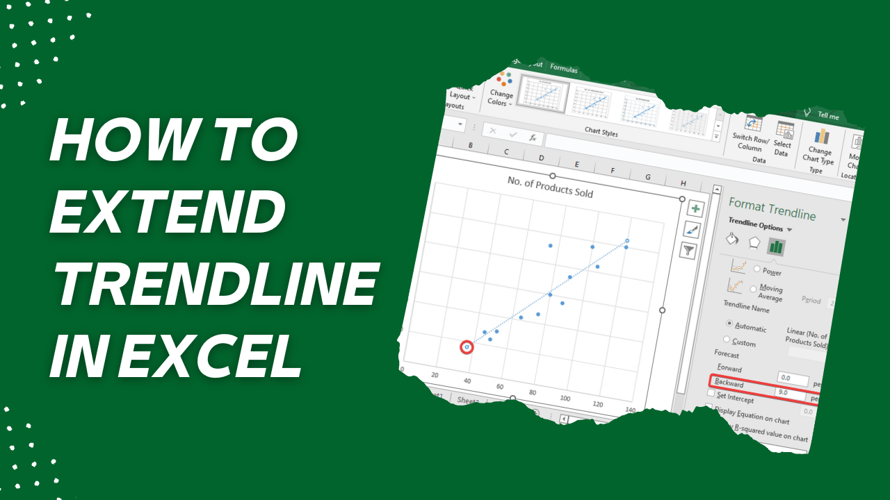 How to Extend Trendline in Excel