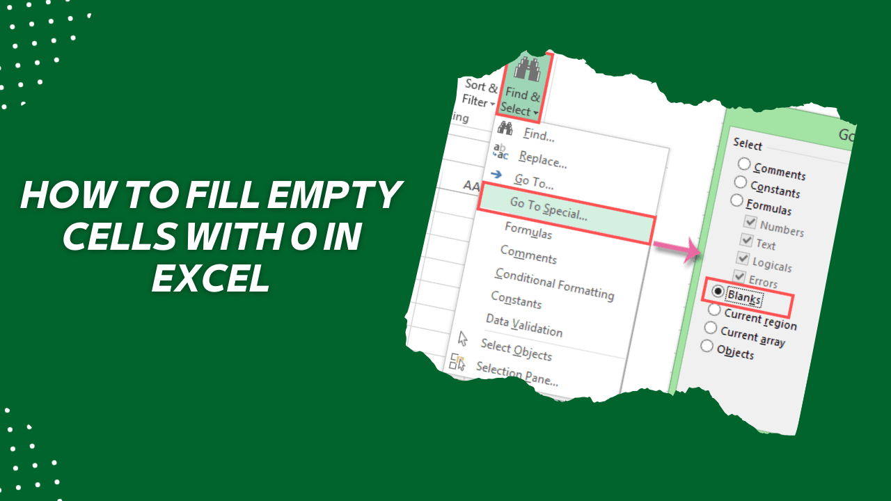 How to Fill Empty Cells with 0 in Excel 5 Hacks for Seamless Data
