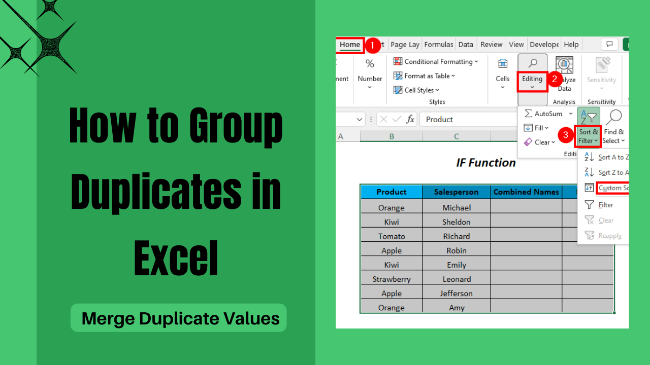 How to Group Duplicates in Excel Merge Duplicate Values Earn & Excel
