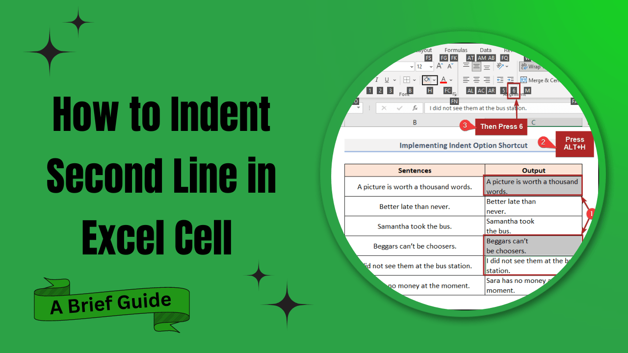 How to Indent Second Line in Excel Cell A Brief Guide Earn & Excel