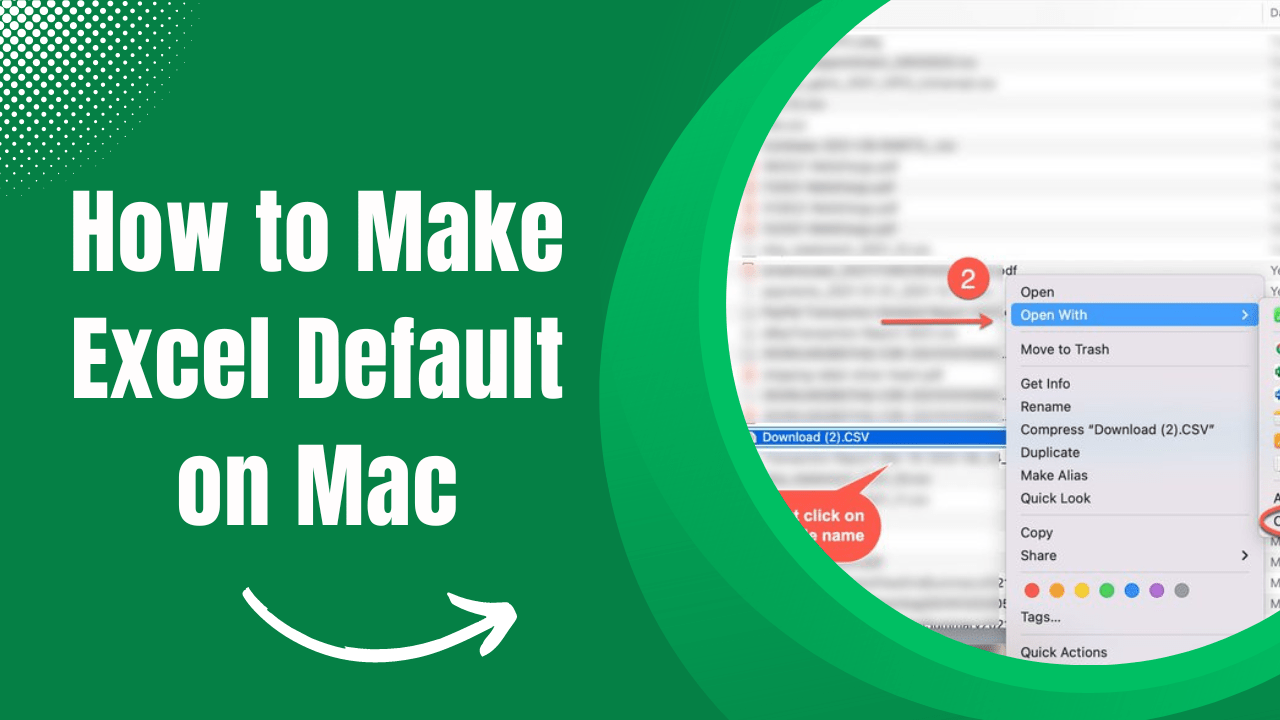 How to Make Excel Default on Mac Earn & Excel