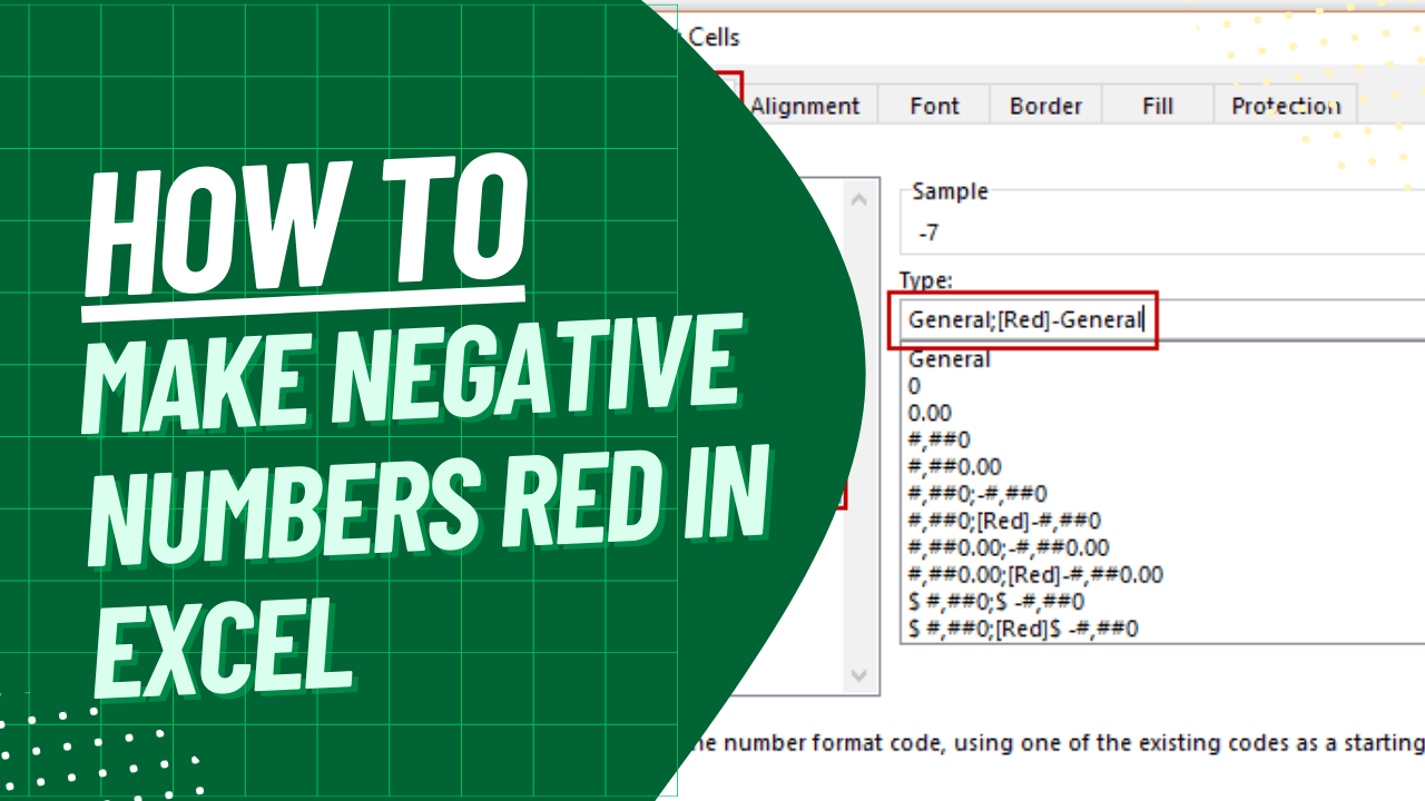 How to Make Negative Numbers Red in Excel Earn & Excel