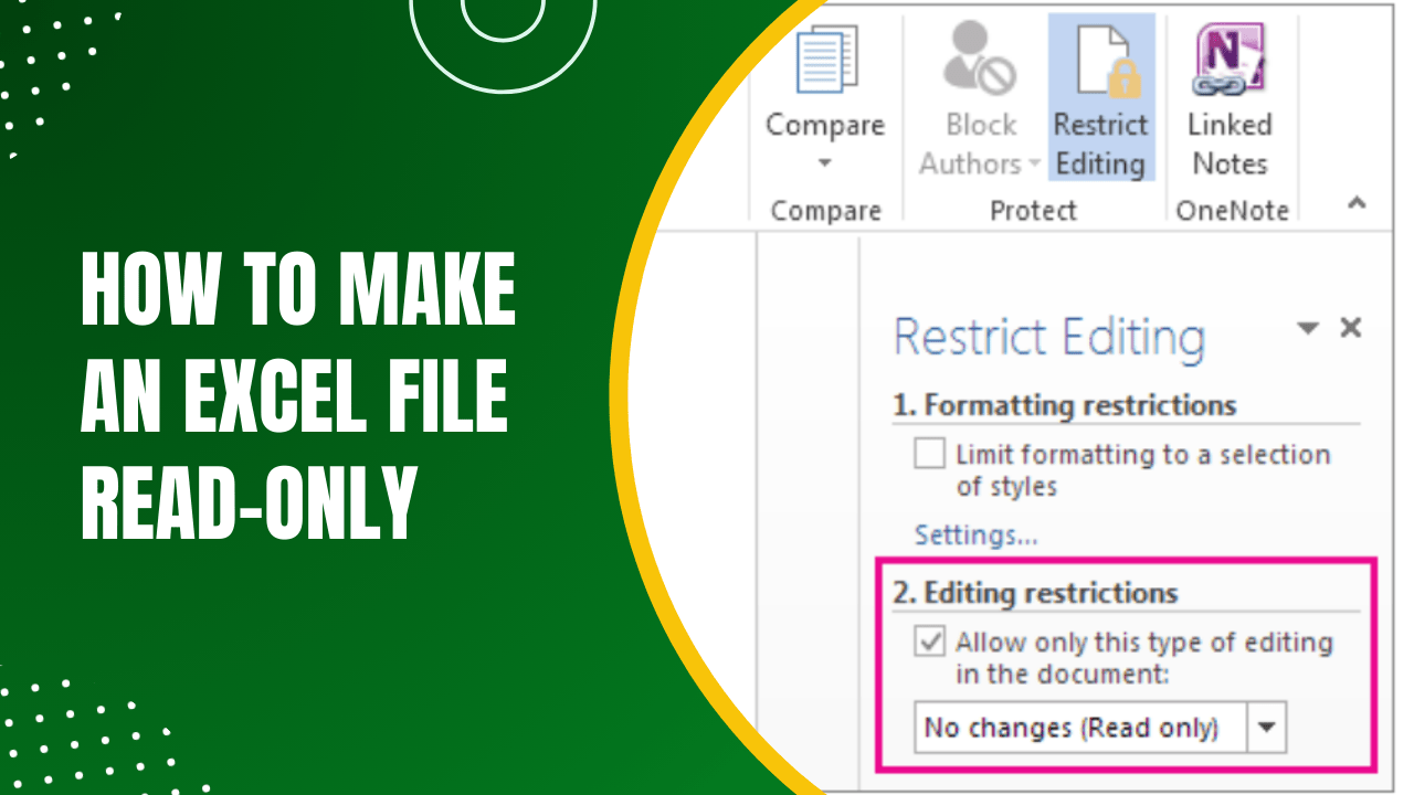 How to Make an Excel File ReadOnly Protecting Your Data While