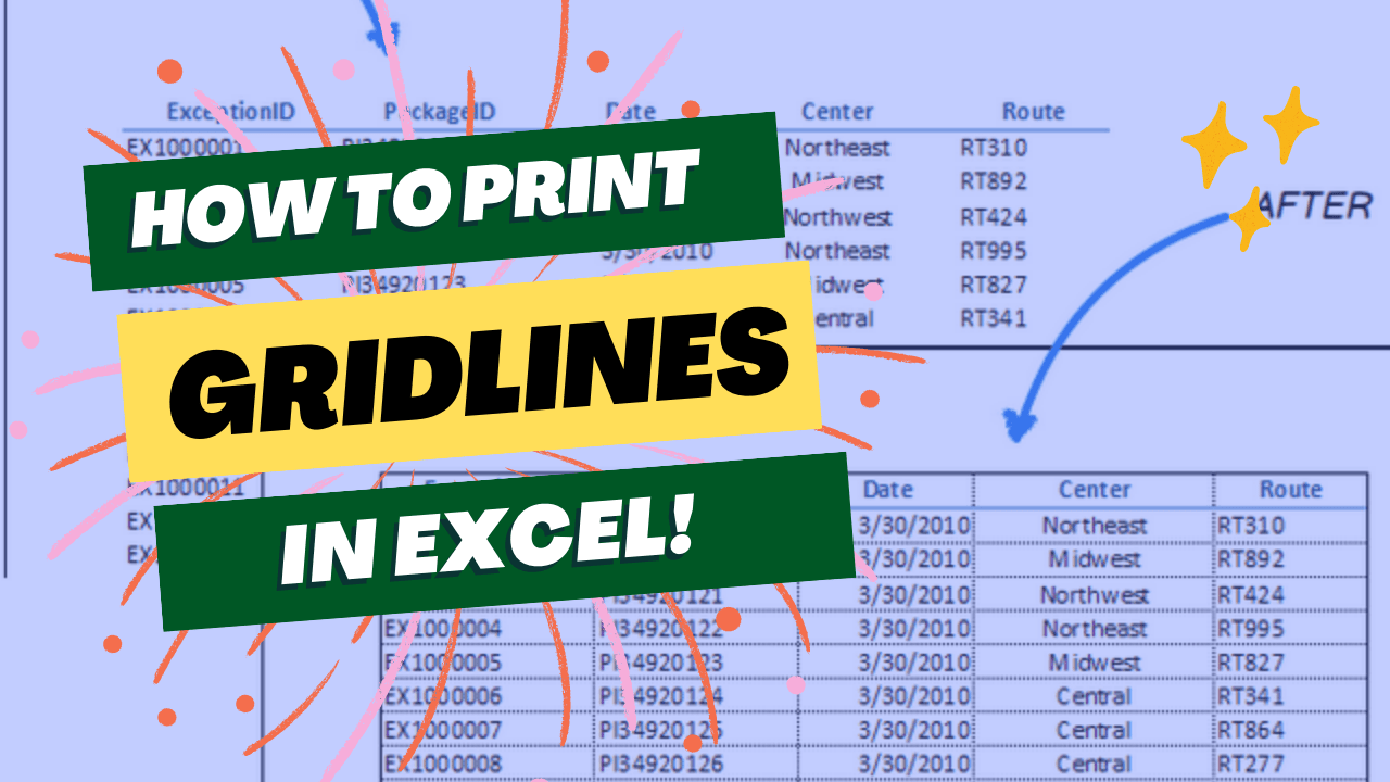 How to Print Gridlines in Excel Understanding the Purpose of