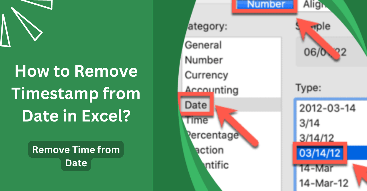 How to Remove Timestamp from Date in Excel Remove Time from Date