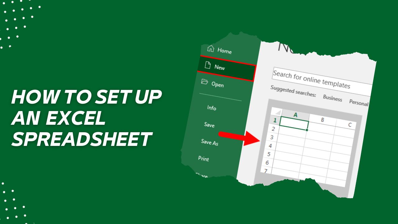 How to Set Up an Excel Spreadsheet A Comprehensive Guide for Beginners Earn & Excel