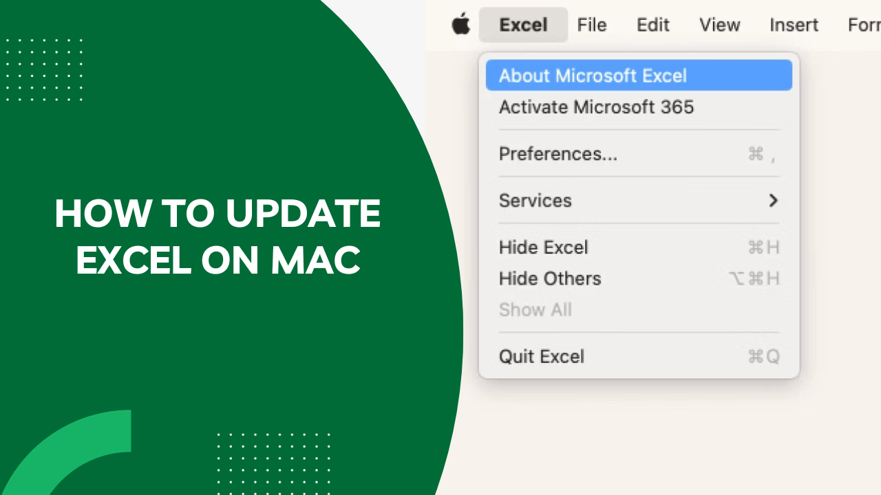 How to Update Excel on Mac A StepbyStep Guide Earn & Excel
