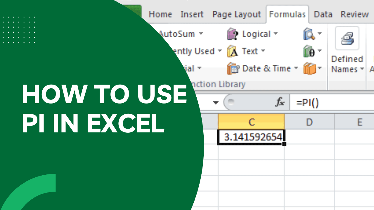 How to Use PI in Excel Earn & Excel