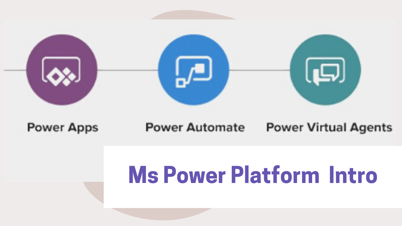 Ms Power Platform Intro Earn & Excel