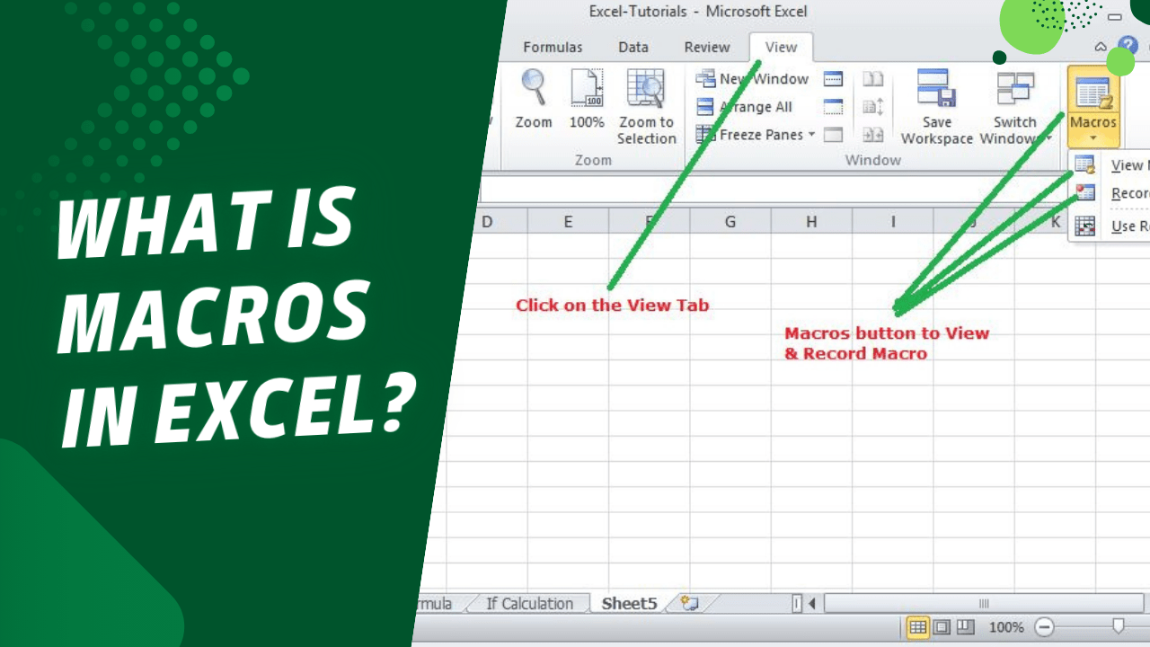 What is Macros in Excel Benefits and Tips Earn & Excel