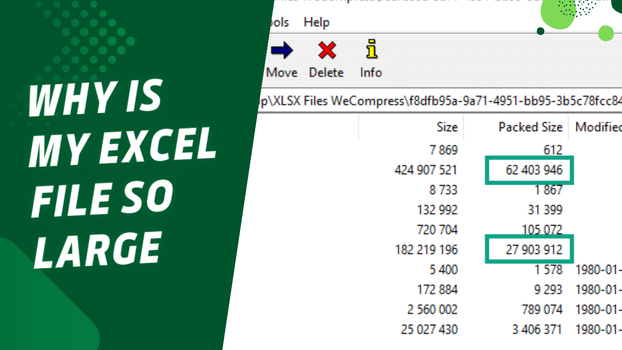 Why is My Excel File So Large?