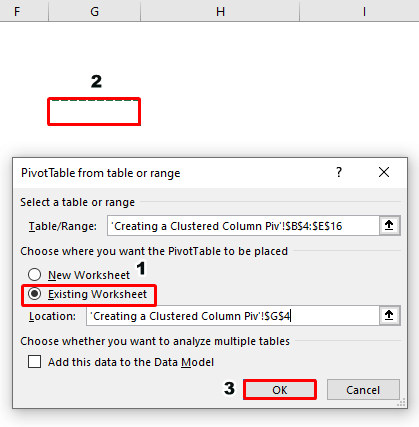 How to Insert a Clustered Column Pivot Chart in Excel? - Earn and Excel