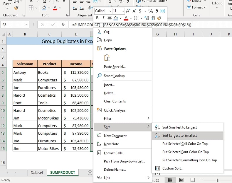 How to Group Duplicates in Excel Merge Duplicate Values Earn and Excel