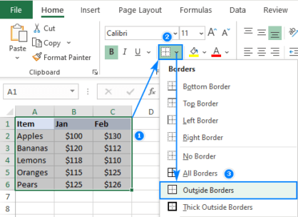 Comprehensive Guide on How to Add a Border in Excel - Earn and Excel