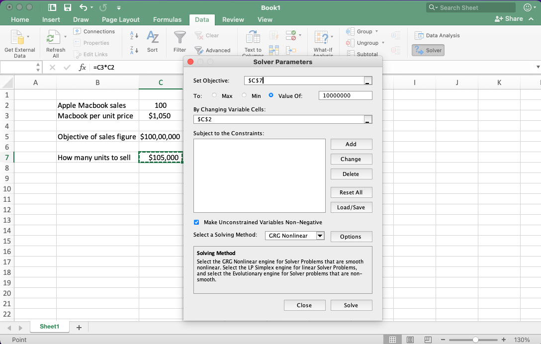 How to Add Solver to Excel on Mac Excel Solver Earn & Excel