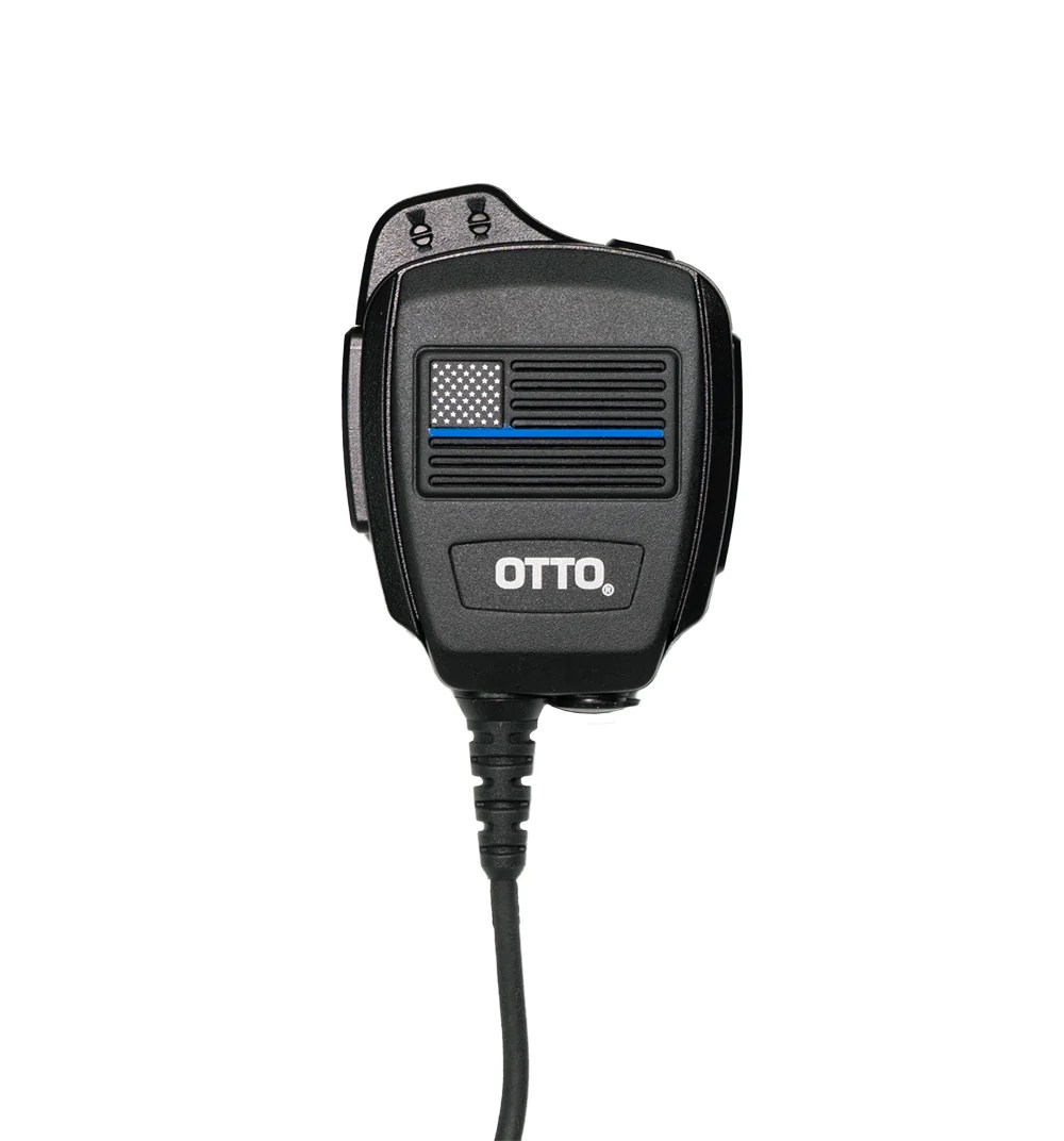 V2R2MF5112 OTTO Revo Speaker Mic Fits Motorola APX/TRBO Blue Line M