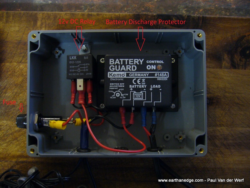 12 Volt Backup Relay Switch Box for Aquaponics