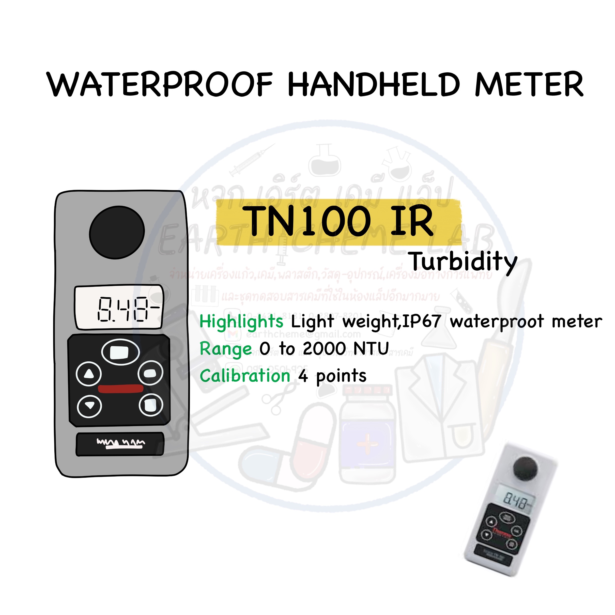 Turbidity Meter TN100IR Eutech Earth Chemelab