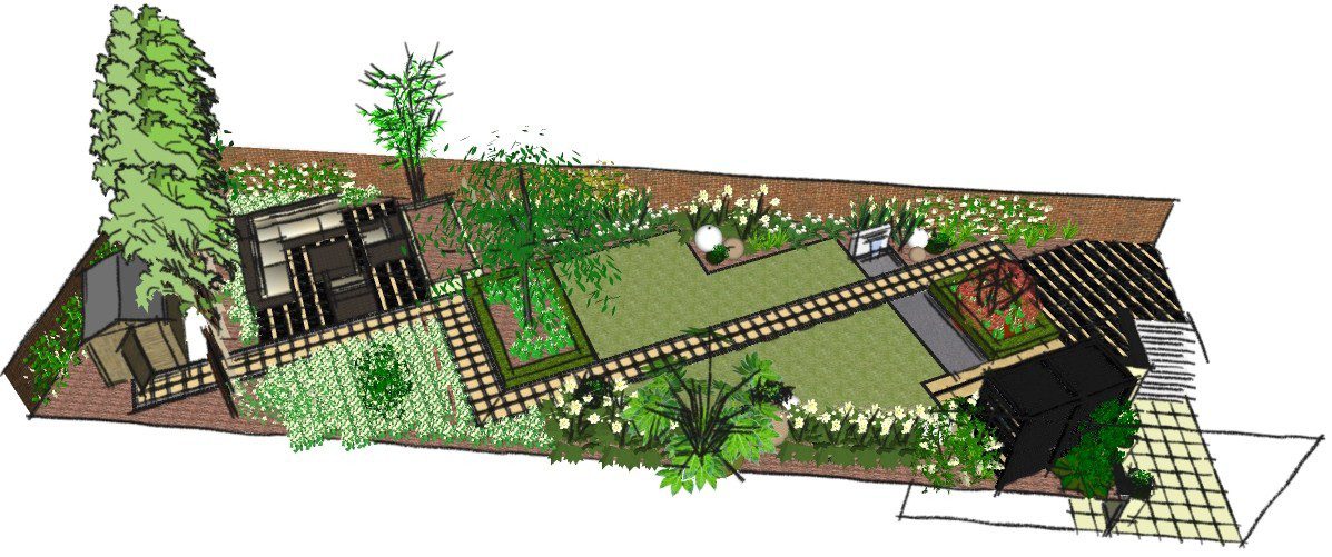 Japanese Garden Design London Oriental influence in North London