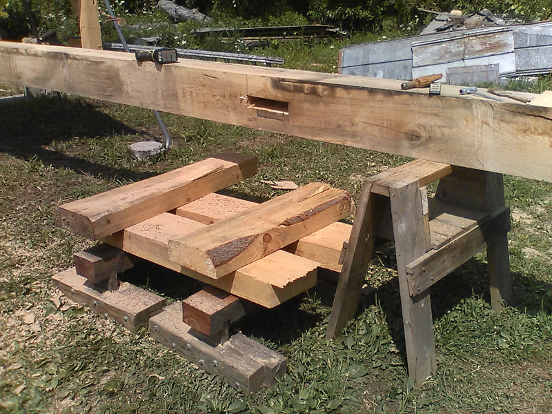 Chainsaw Supported Timber Framing EartHeritage