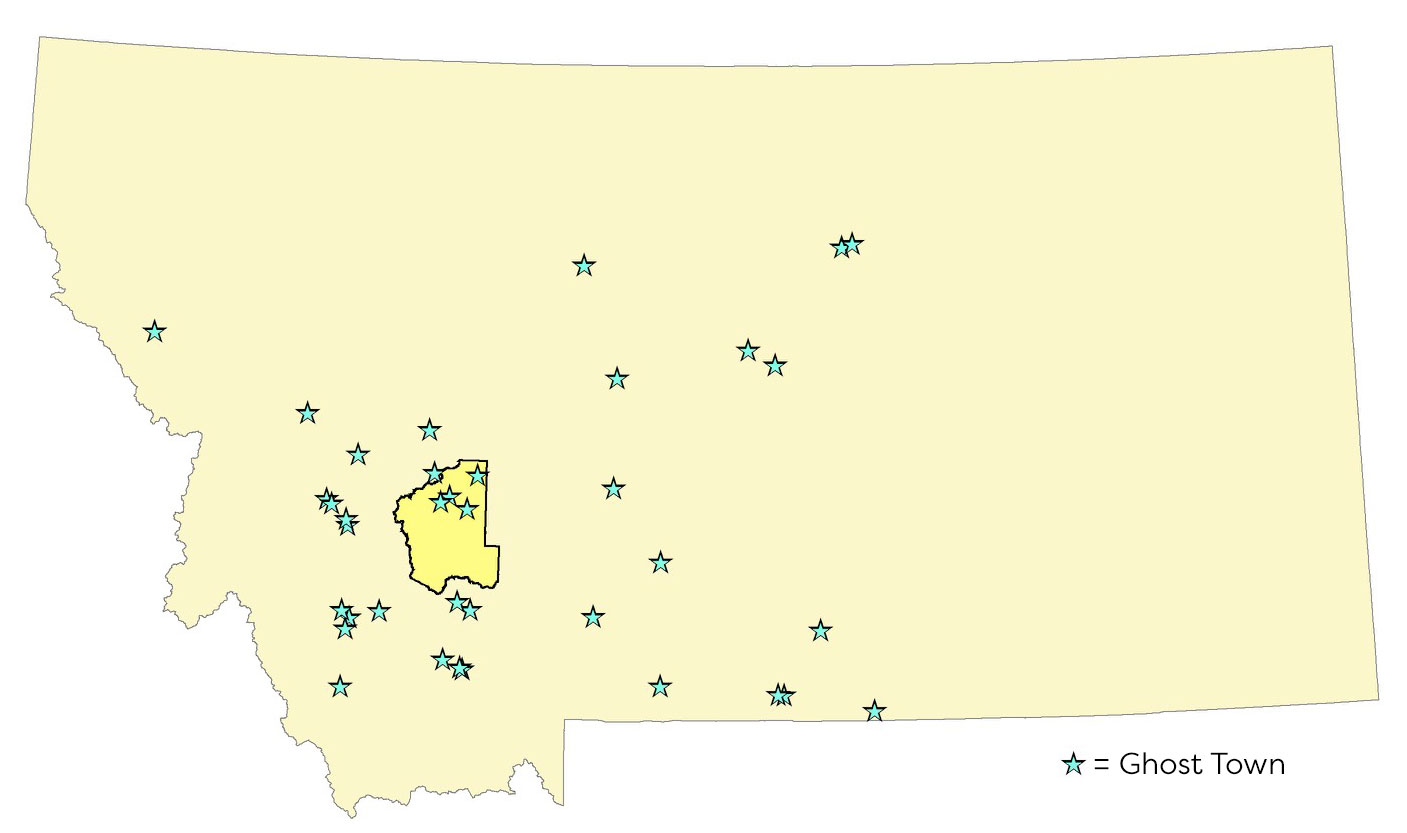 Jefferson County, Montana mining district Earthly Array