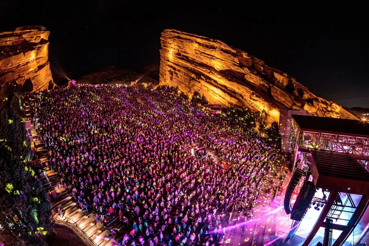 List of Red Rocks Concerts for The Month of April, 2023