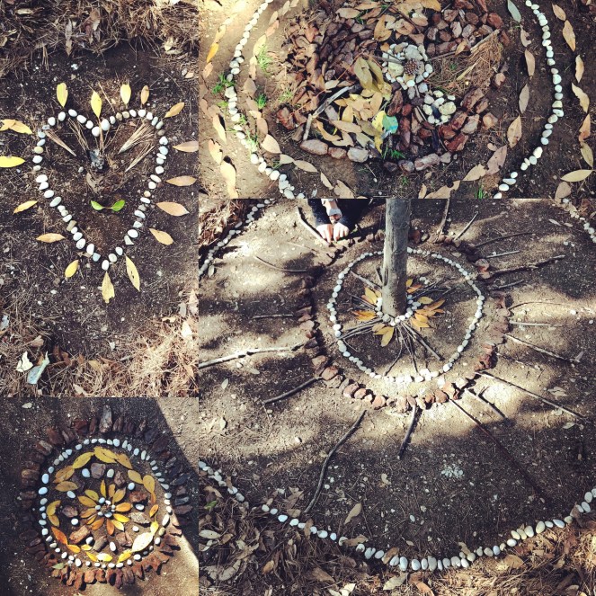 Natural Mandala Land Art Earthpainting