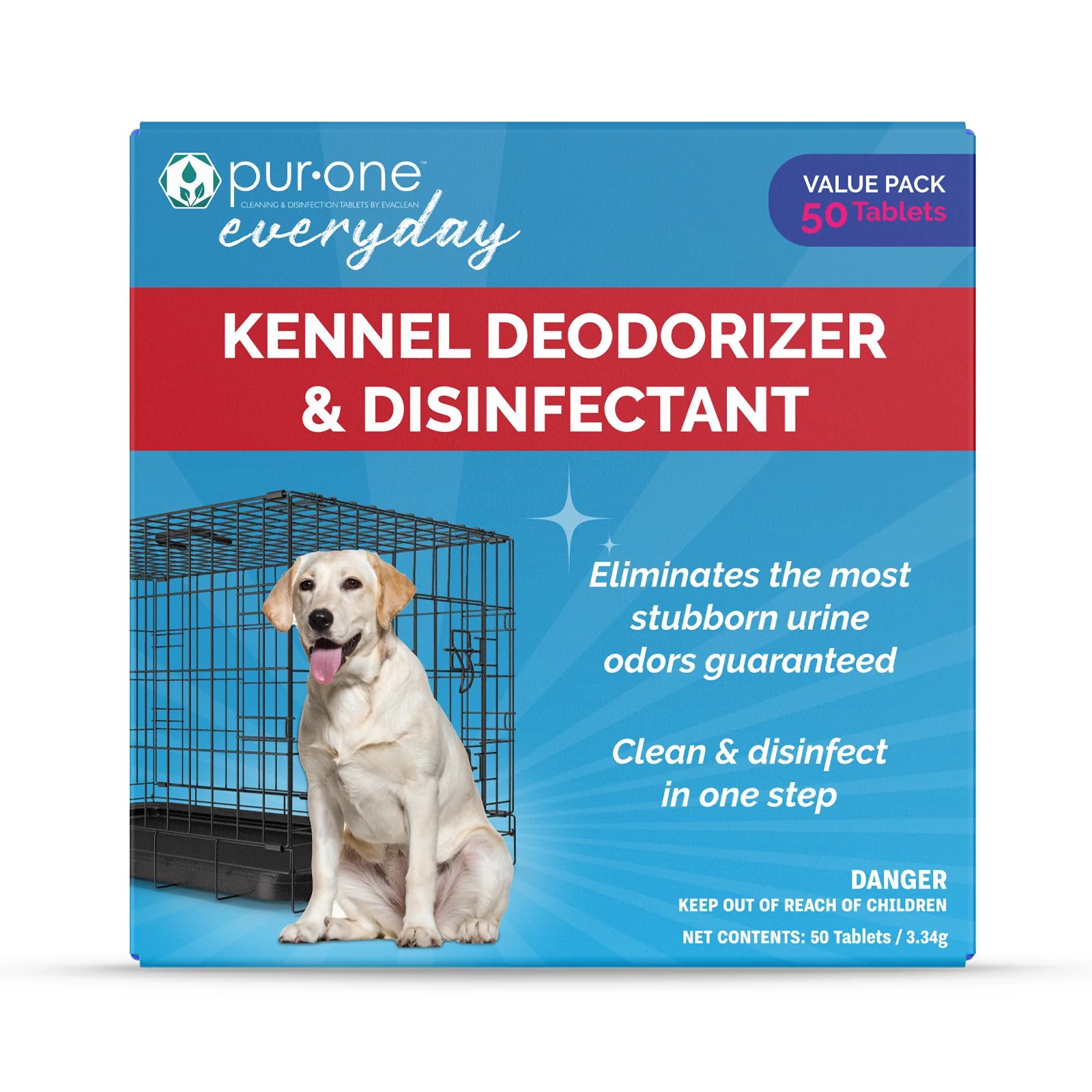 PurOne Kennel Cleaner Disinfectant and Deodorizer (50 Tablets) Order