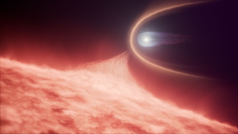 Rare massive white dwarf was born when 2 stars collided Rare massive white dwarf was born when 2 stars collided
