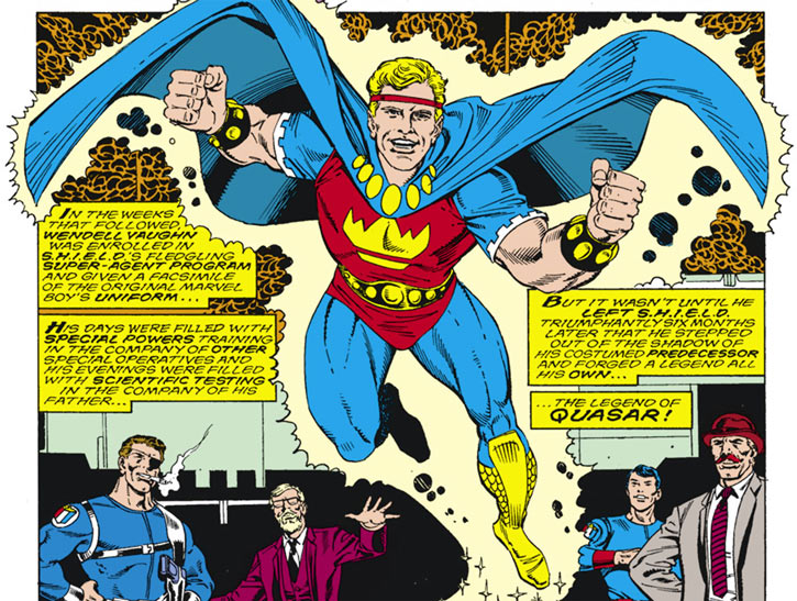 Quasar (Wendell Vaughn) (aka Marvel Boy) Earth's Mightiest Blog